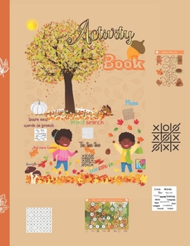 Paperback Autumn Activity Book: Kid games and puzzles Book