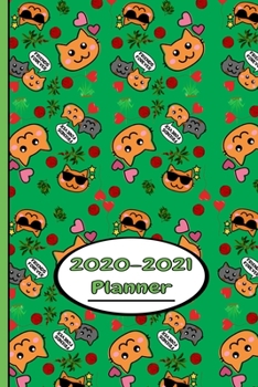 Cute Cat Planner 2020-2021 | Weekly and Monthly: Calendar Schedule Organizer and Journal Notebook With Cute Cover