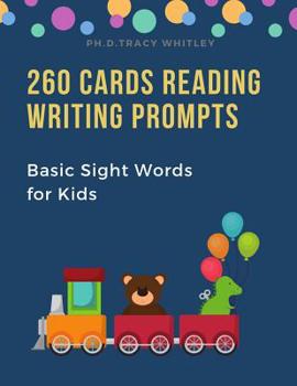 Paperback 260 Cards Reading Writing Prompts Basic Sight Words for Kids: Easy learning to English word list pictures flash cards with Letters Tracing for Prescho Book