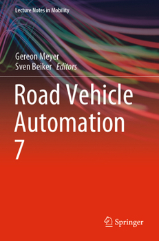 Paperback Road Vehicle Automation 7 Book