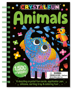 Spiral-bound Crystal Fun: Animals Book
