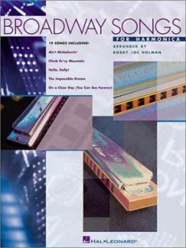 Paperback Broadway Songs for Harmonica Book