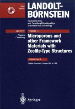 Hardcover Zeolite Structure Codes Abw to Czp [With CD-ROM] Book