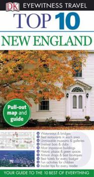 Paperback Top 10 New England [With Map] Book