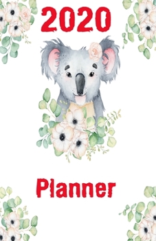2020 Planner: Calendar Schedule Organizer Agenda | Exotic Jungle Koala Pattern | January 2020 through December 2020 (5.5 x 8.5 - 2020 Lovely Pure Planners)