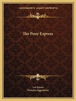 Paperback The Pony Express Book