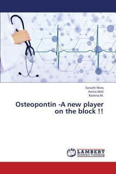 Paperback Osteopontin -A new player on the block !! Book