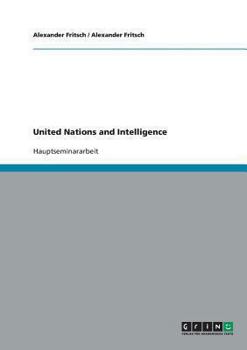 Paperback United Nations and Intelligence [German] Book