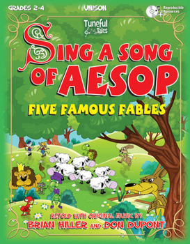 Hardcover Sing a Song of Aesop: Five Famous Fables Book