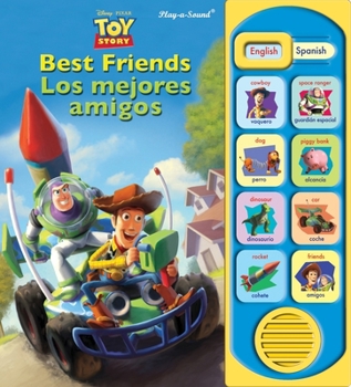 Board book Little English Spanish Toy Story Book