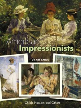 Paperback American Impressionists: 24 Art Cards Book