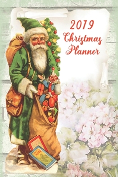 Ultimate Christmas Planner | Happy Santa Organiser Christmas Shopping Tracker & Countdown Journal: Organiser Budgets Shopping Lists, Christmas Wish ... Card Address Book And Tracker, Flower Theme