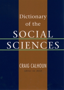 Hardcover Dictionary of the Social Sciences Book