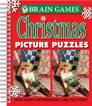 Spiral-bound Brain Games - Picture Puzzles: Christmas: How Many Differences Can You Find? Book