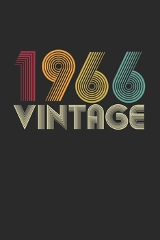 Vintage notebook paper 1966 Birthday 54th Gift