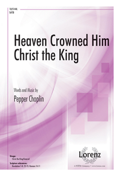 Paperback Heaven Crowned Him Christ the King Book