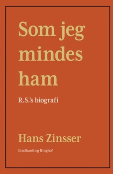 Paperback Som jeg mindes ham: R.S's biografi [Danish] Book