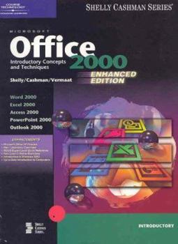 Hardcover Microsoft Offic 2000: Introductory Concepts and Techniques, Enhanced (Spiral Bound) Book