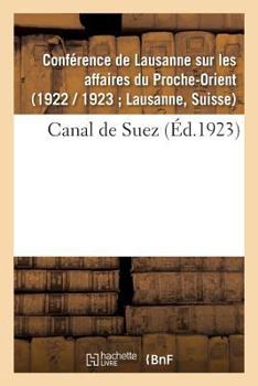 Paperback Canal de Suez [French] Book