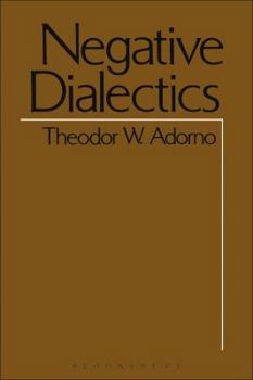 Paperback Negative Dialectics Book