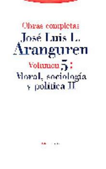 Hardcover Moral, sociología y política II: Vol. 05 [Spanish] Book