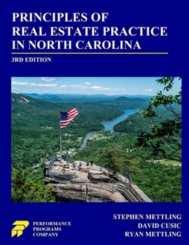 Paperback Principles of Real Estate Practice in North Carolina: 3rd Edition Book