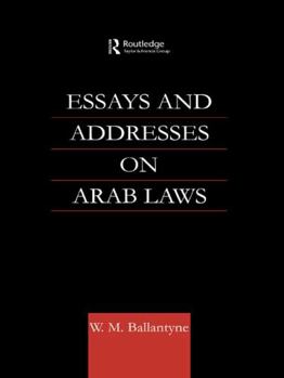 Paperback Essays and Addresses on Arab Laws Book