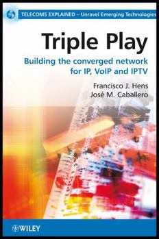Paperback Triple Play: Building the Converged Network for Ip, Voip and Iptv Book