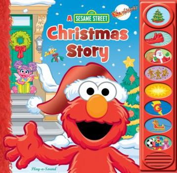 Hardcover A Sesame Street Christmas Story Book