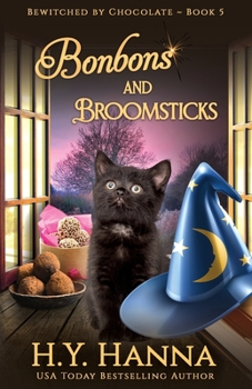 Paperback Bonbons and Broomsticks: Bewitched By Chocolate Mysteries - Book 5 Book