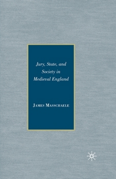Paperback Jury, State, and Society in Medieval England Book