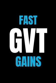 Paperback Personal Trainer Notebook Fast GVT Gains German Volume Training Book