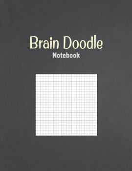 Paperback Brain Doodle Notebook: 1/6" Graph Ruled, 100 Pages Book