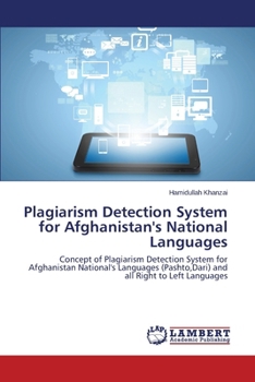 Paperback Plagiarism Detection System for Afghanistan's National Languages Book