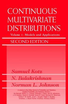 Hardcover Continuous Multivariate Distributions, Volume 1: Models and Applications Book