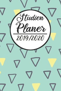 Paperback Studien Planer 2019 / 2020: Semesterplaner 2019 2020 - Studienplaner A5, Semesterkalender, Timer, Uni Planer [German] Book