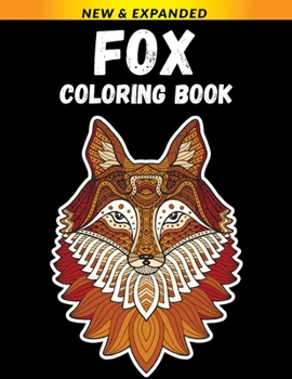 Paperback Fox Coloring Book: Stress Relieving Animals Designs Book