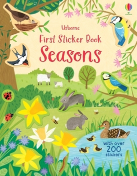 Paperback First Sticker Book Seasons Book