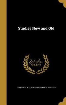Hardcover Studies New and Old Book