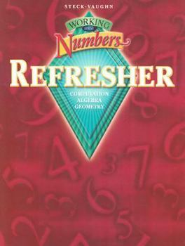Paperback Working with Numbers: Refresher: Student Edition Grades 5-9 Book