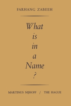 Paperback What is in a Name?: An Inquiry into the Semantics and Pragmatics of Proper Names Book