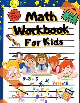 Paperback Math Workbook For Kids: Addition & Subtraction Workbook Book