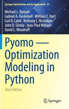 Hardcover Pyomo -- Optimization Modeling in Python Book