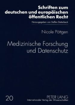 Paperback Medizinische Forschung Und Datenschutz [German] Book