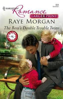 Mass Market Paperback The Boss's Double Trouble Twins [Large Print] Book