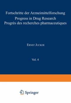 Paperback Fortschritte Der Arzneimittelforschung / Progress in Drug Research / Progrès Des Recherches Pharmaceutiques Book