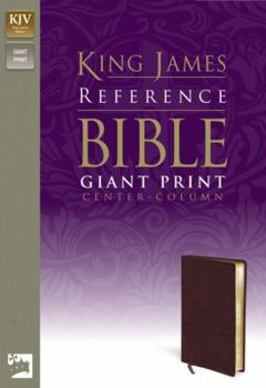 Imitation Leather Reference Bible-KJV-Giant Print Center Column [Large Print] Book