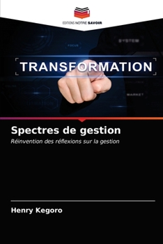 Paperback Spectres de gestion [French] Book