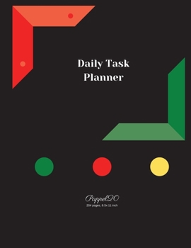 Paperback Daily Task Planner -204 pages - 8.5x11 Inches Book