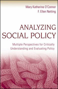 Paperback Analyzing Social Policy Book